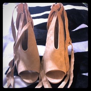 Ladies peep toe heels